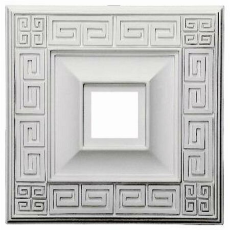 DWELLINGDESIGNS 18 in. W x 18 in. H x 3.50 in. ID x 1.12 in. P Accent, Eris Ceiling Medallion Fits Canopy DW2572376